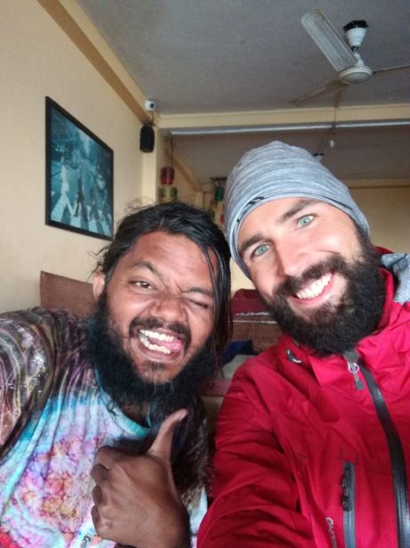 Selfie Toma a Nipuna z Rišikéše v Indii