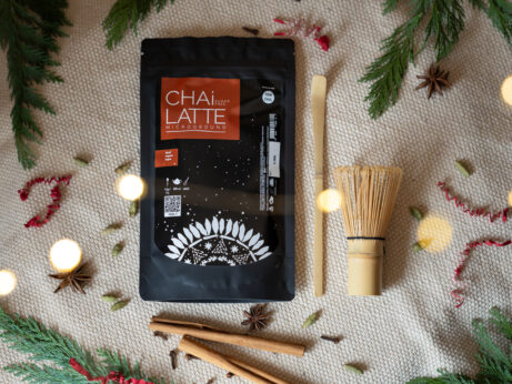 CHAi LATTE - Zen Ritual Set s bambusovou metličkou a lžičkou