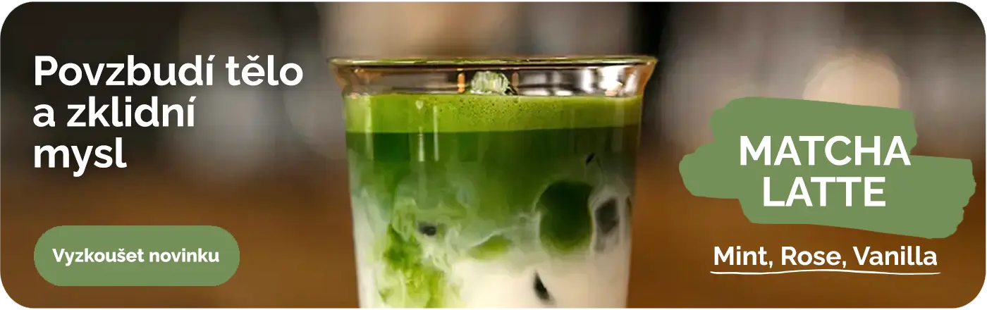 Novinka Matcha Latte - Mint, Rose, Vanilla